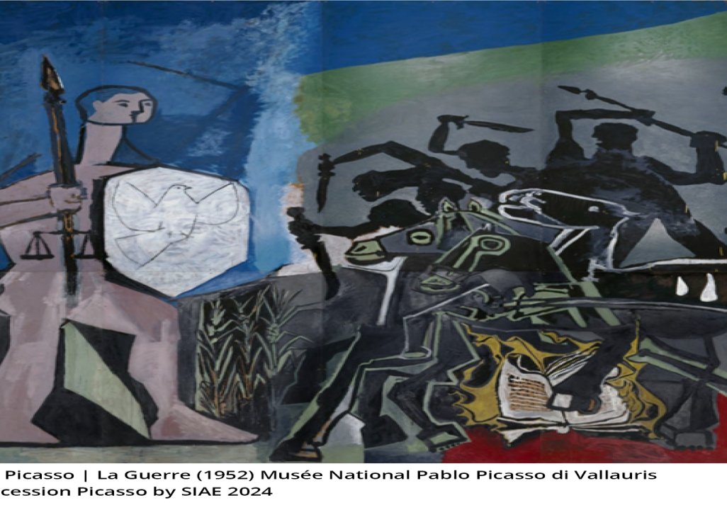 Pablo Picasso, La Guerre, 1952. Museé National Pablo Picasso di Vallauris. © Succession Picasso by SIAE 2024