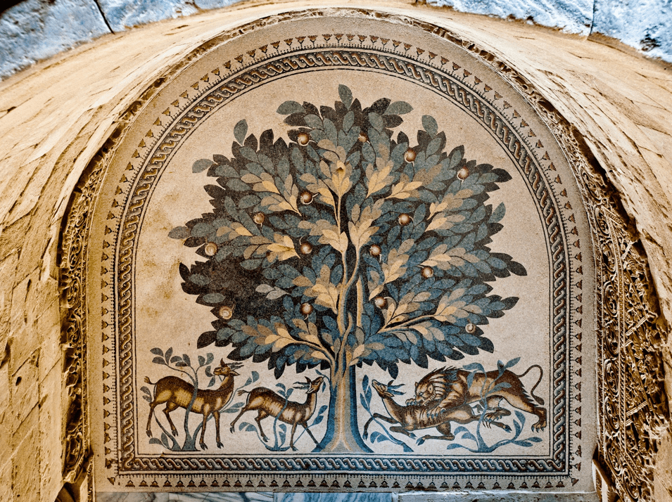 Tree of Life mosaic in Jerico