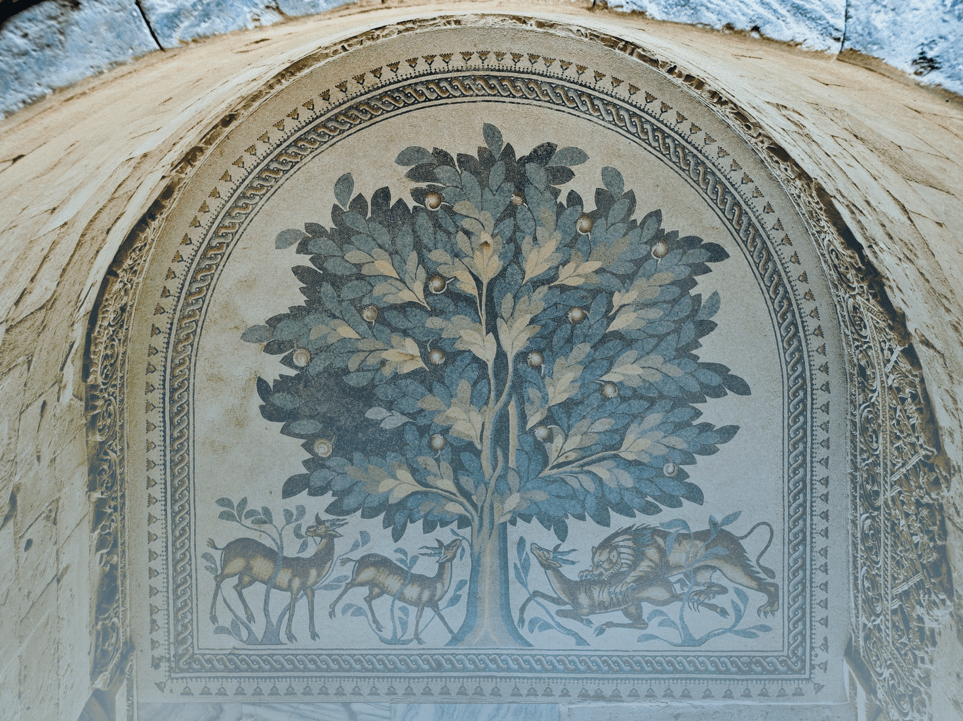 Tree of Life mosaic in Jerico