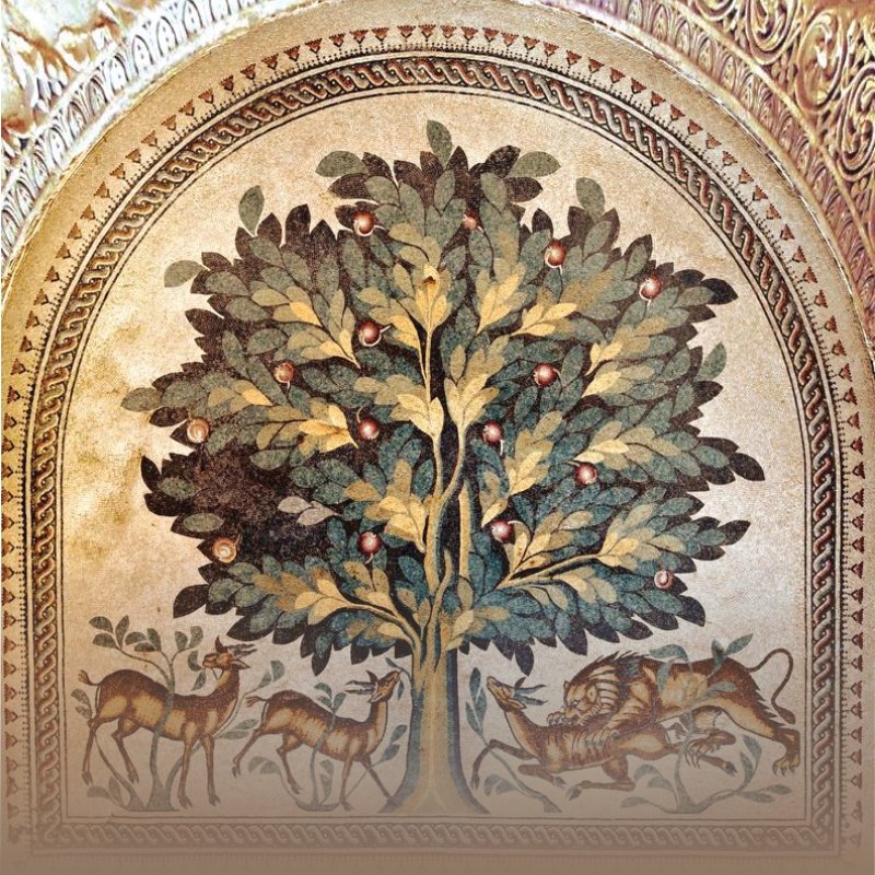 Tree of Life mosaic in Jerico